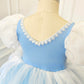 Cinderella Costume For Girls Blue Princess Dress For Girl Toddler Halloween Party Cosplay Costume Toddler Puffy Sleeve