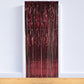 Beistle Tinsel Foil Fringe Curtain 8' x 3' - Photo Booth Backdrop for Birthday, Wedding, Baby Shower, Graduation - Model 55410-BU