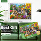 300 Piece Puzzles for Adults,Fun Puppies Puzzle for Adults Teens,Large Piece Cute Dogs Jigsaw Puzzle for Kids Ages 8-10 10-12,Gl