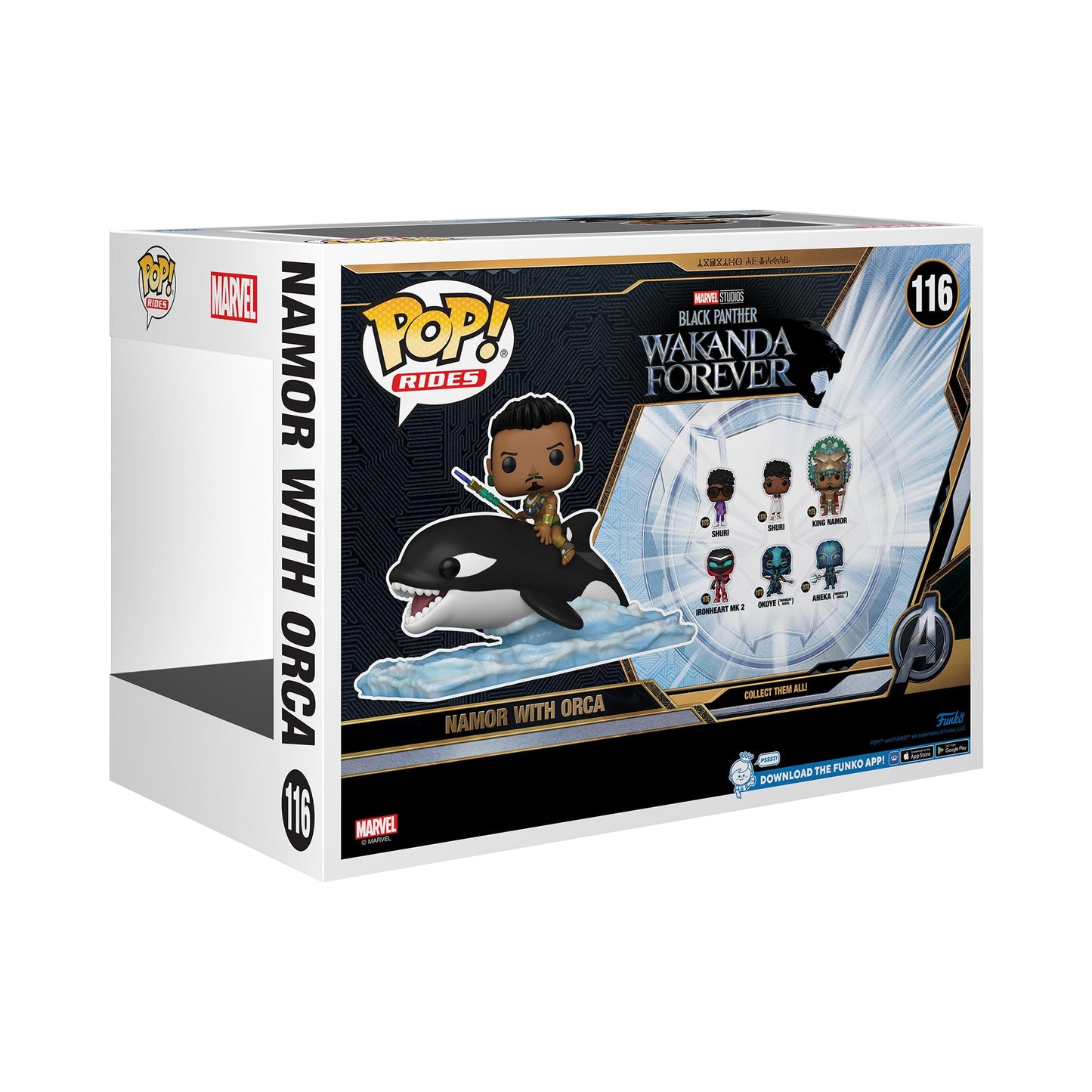 Funko Pop! Ride Super Deluxe: Black Panther - Wakanda Forever, Namor With Orca