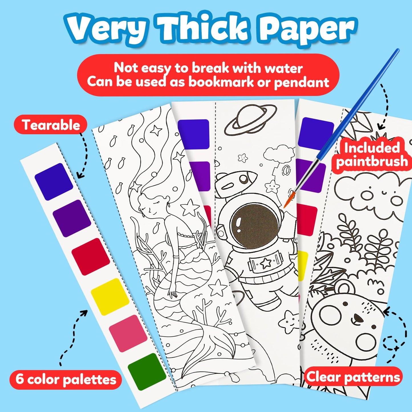 Paint with Water Books for Kids Ages 3-5,Water Coloring Book Mess Free Coloring for Toddlers 2-4,Creative Arts and Crafts & Airp