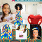 Koolorez: Olivia - Our Queens Black Doll Set - Brown/Black Afro Doll W/Movable Joints - Lovely 12.5'' Dark Skin & Diversity Doll