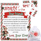 Soulchen Christmas Elf Arrival Puzzle Gift for Elf Arrival Puzzle Fun Ideas Arriving Christmas Letter from Elves Fun Activity Ga