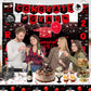 Graduation Decorations 2025, Red and Black Graduation Decorations Class of 2025 Congrats Grad Backdrop Tablecloths Banner Porch