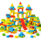 POPDOP Creative Building Blocks with Wheels for Kids, 125+ Pieces | STEM Educational Construction Toy Set | Fine Motor Skills & 