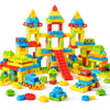 POPDOP Creative Building Blocks with Wheels for Kids, 125+ Pieces | STEM Educational Construction Toy Set | Fine Motor Skills & 