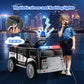 Elemara 12V Ride On Police Car, Electric Ride On Cop Cars For Kids,Battery Powered Ride On Truck, Ride On Toy W/Parent Remote Control,Siren-Call,Walkie-Talkies, Flashing Lights,Bluetooth,Music,Black