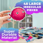 Quokka Giant Floor Puzzles For Kids Ages 3-5 - 2X3 Feet 48 Piece Puzzles For Toddlers 2-4 - Large Shaped Educational Kids Puzzle