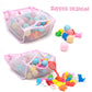 Gealaek Bath Toy Organizer Storage For Kids Mesh Bath Toy Holder With Large Capacity Multiple Hanging Options & Bottom Zipper Fo