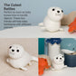 Little Big Friends Tiny Friends | Rattle Toy | Special Stuffed Animal | Easy To Clean | Elliot The Seal