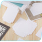 Suilung White Trading Card Plastic Divider Cards Sorting Tray Playing Separator Organizer Pages For Games Sports Supplies, 69 X