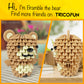 Tricofun Creative Soft Building Blocks, Cute Animal Kit Assembling Building Toys Gifts For Kids And 6+ Interactive Building Toy