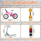 Skylety 31 Pieces Mini Finger Toys Set For Boy Girl Includes 6 Finger Skateboards, 4 Finger Bikes, 2 Mini Scooters 4 Swing Board 8 Matched Wheels 7 Tool Accessories Educational Toy Party Favor(Fun)