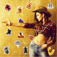 Cowboy Stickers Cowgirl Stickers Combo 100 Pcs, Country Western Decals Vinyl Waterproof Stickers For Water Bottle Laptop Luggage