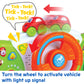 Hap-P-Kid My First Baby Stroller Toy, Toddler Steering Driving Wheel, Car Seat Educational Learning Driver Toys, Pretend Drive D