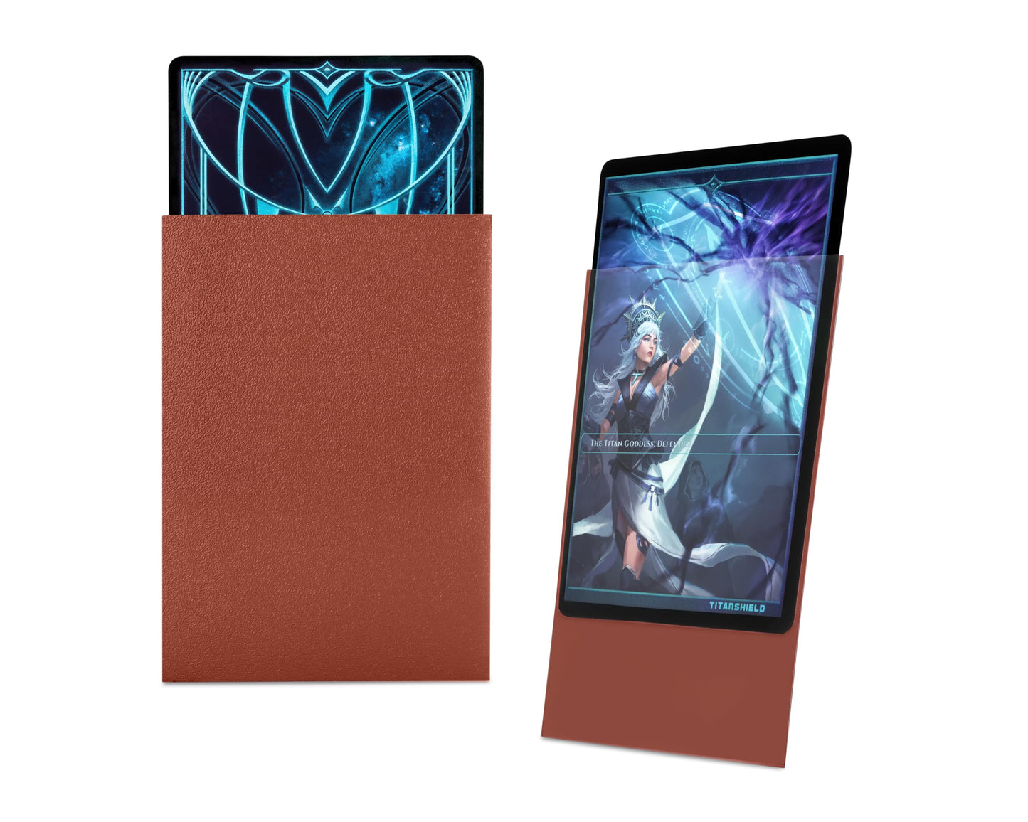 Titanshield (150 Copper Sleeves) Compatible With Mtg Magic The Gathering, Lorcana, Board Games And Trading Cards 2.5'' X 3.5'' 6