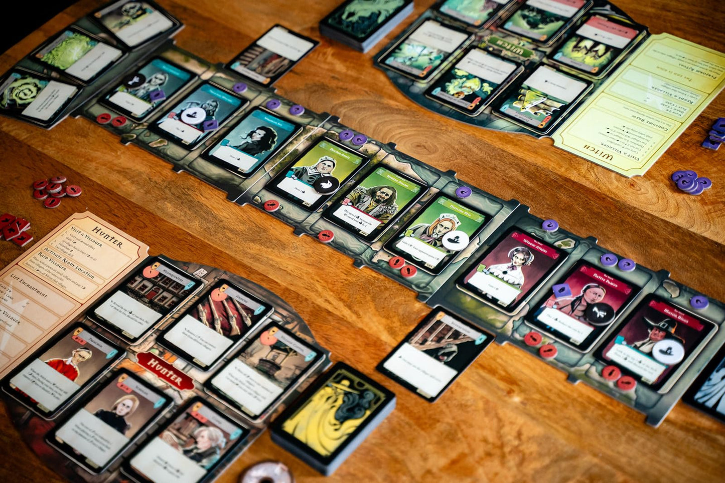 Capstone Games Pagan: Fate of Roanoke - Dueling Witch & Hunter Asymmetrical Deduction Card Game Filled with Intrigue & Mystery,
