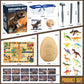 Woumserta Jumbo Dino Egg Dig Kit - Large Plaster Dinosaur Toys for Kids 5-7 with 12 Dinosaurs, Excavation Gift for Boys & Girls 6+