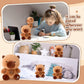 Aoriher 4 Pcs Capybara Stuffed Animal Mini Plush Capybara Gift Small Plushies Doll Birthday Gift Plush Set for Animal Theme Part