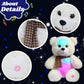 Cuteoy Musical Plush Polar Bear Stuffed Animal Glowing LED Light-up Nightlight Toys Singing Lullabies Birthday Christmas Plushie