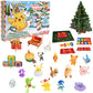Pokemon Holiday Advent Calendar for Kids  24 Piece Gift Playset - Set Includes Pikachu  Eevee  Jigglypuff and More - 16 Toy Character Figures & 8 Christmas Accessories - Ages 4+