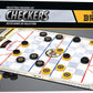 MasterPieces NHL Boston Bruins Checkers, Gray, Small, Multi, One Size (41485),13 x 21