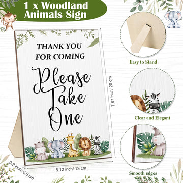 Sintuff 50 Set Baby Shower Favors for Guest 1 Thank for Coming Sign 50 Baby Ballpoint Pens 50 Thank Tags with Twine Baby Shower