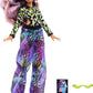 Monster High Scare-Adise Island Clawdeen Wolf Doll With Swimsuit, Joggers & Beach Accessories Like Visor, Water Bottle, & Book