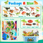 Wethcorp Dinosaur Toys For Kids 3-5, Dinosaur Playset For Boys With Activity Play Mat, T-Rex Toy Cars For 3 4 5 6 Year Old Boys