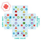 WHAT DO YOU MEME? Pattern Party Head-to-Head Puzzle Game, Compact Multicolored Cardstock, Model PP4070, Brain Teasers for Kids 5+