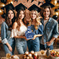 Graduation Money Box For Cash Gift Pull,Blue Silver Graduation Gifts Surprise Money Box With Pull Out Happy Graduation Congrat Grad Card For Class Of 2025 Graduation Party Supplies High School College