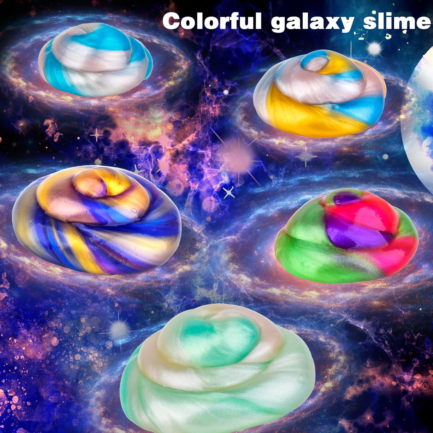 Galaxy Slime Party Favors with 75 Pack Mini Slime kit Stretchy Slime Kit for Classroom Prizes  Christmas Stocking Stuffers  Goodie Bag Stuffers for Kids Boys Girls