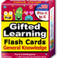 TestingMom.com Gifted Learning Flash Cards for Kids - General Knowledge Flashcards for Pre K to Kindergarten - G&T Educational P