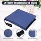 9 Pockets Trading Card Binder  HYMENEX 900 Pockets Baseball Card Binder with Sleeves and Zipper for Game Sports Cards and Kids Organized (Dark Blue)