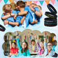 KUCLIN 100 Pieces Students Inspirational Silicone Wristbands Motivational Quotes Rubber Bracelets for Kids Students Back to Scho