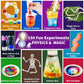 Unglinga 150 Experiments Science Kits For Kids Boys Girls, Scientific Toys Gifts Ideas Birthday Christmas, S.T.E.M Project Chemistry Break Geodes, Volcano, Physics Educational Activities