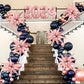 Rose Gold Star Balloons, Big 72 Pieces 26 Inch Explosion Starburst Foil Cone Balloons, 12 Point Large Starburst Balloons For Wed