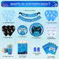 Wernnsai Video Game Party Supplies - 88 Pcs Gamer Birthday Party Decorations For Boys Family Gaming Night Tableware Set Happy Birthday Banner Tablecloth Plates Napkins Cups Balloons Serves 16 Guests