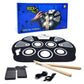 Rock And Roll It – Drum. Roll Up Portable Drum Set For Kids & Adults. Drum Practice Pad Kit For Beginners. Electronic Silicone Drum Practice Pad | Pedals | Drum Sticks