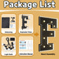 Imprsv Marquee Letters Black 3Ft: Black Party Decor - Light Up Letter F Large 3 Feet Tall - Party Decorations Letter For Birthda