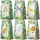 Hapibidesign Watercolor Safari Party Favor Bags - 24 Pcs Jungle Party Candy Bags With Stickers - Jungle Goodie Gift Treat Bags -