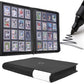 D DACCKIT Toploader Binder  Holds 640 Toploaders - 16-Pocket Top Loader Binder for 3 x 4 Rigid Card Holders for Trading Cards or Sports Cards(Model A Classic Black)