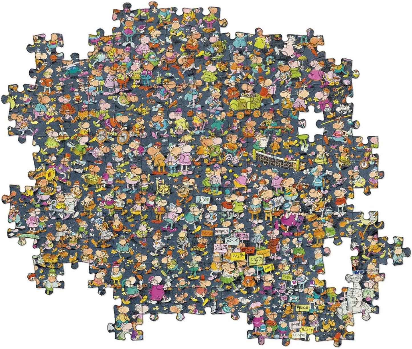 Clementoni Mordillo Impossible Jigsaw Puzzle, 1000 Pieces, Made In Italy, Adults Puzzles, 39550