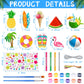 JellyArch 30 Pack Summer Wind Chime Making Kit for Adults Make Your Own Summer Wind Chime Beach Wooden Ornaments for DIY Crafts