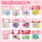 Rifamee 24 Pack Valentines Day Gifts For Kids Butter Shimmery Heart Slime Kit Craft For Boys And Girls With Card Valentine Party