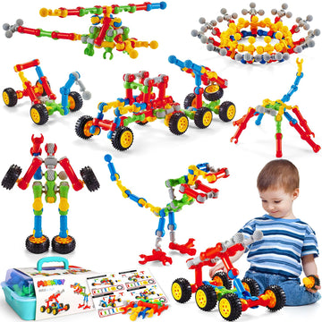 Moontoy Stem Toys For 3 4 5 6 7 8+ Year Old Boy Girl Easter Birthday Gift Building Toys For Kids Ages 4-8 4-6 5-7 6-8 Blocks Tod