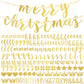 TaoBary 167 Pcs DIY Banner Kit Christmas Glitter Customizable Birthday Banner Glitter Make Your Own Banner Kit 162 Letters Symbo