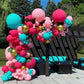 Nisocy Teal Latex Balloons Arch Kit, 102Pcs 18In 12In 10In 5In Turquoise Arch Garland For Birthday Baby Shower Mermaid Unicorn U