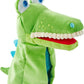 Haba Hand Puppet - Eat It Up Croco Interactive Puppet Show Toy With Belly Bag For Storytelling, Toddler Activities, Speech Therapy Toys And Pretend Play For 18 Months And Up