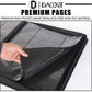 D DACCKIT Toploader Binder - 16-Pocket, Large, Navy Blue, Holds 640 Toploaders, Leather Model A for Trading/Sports Cards
